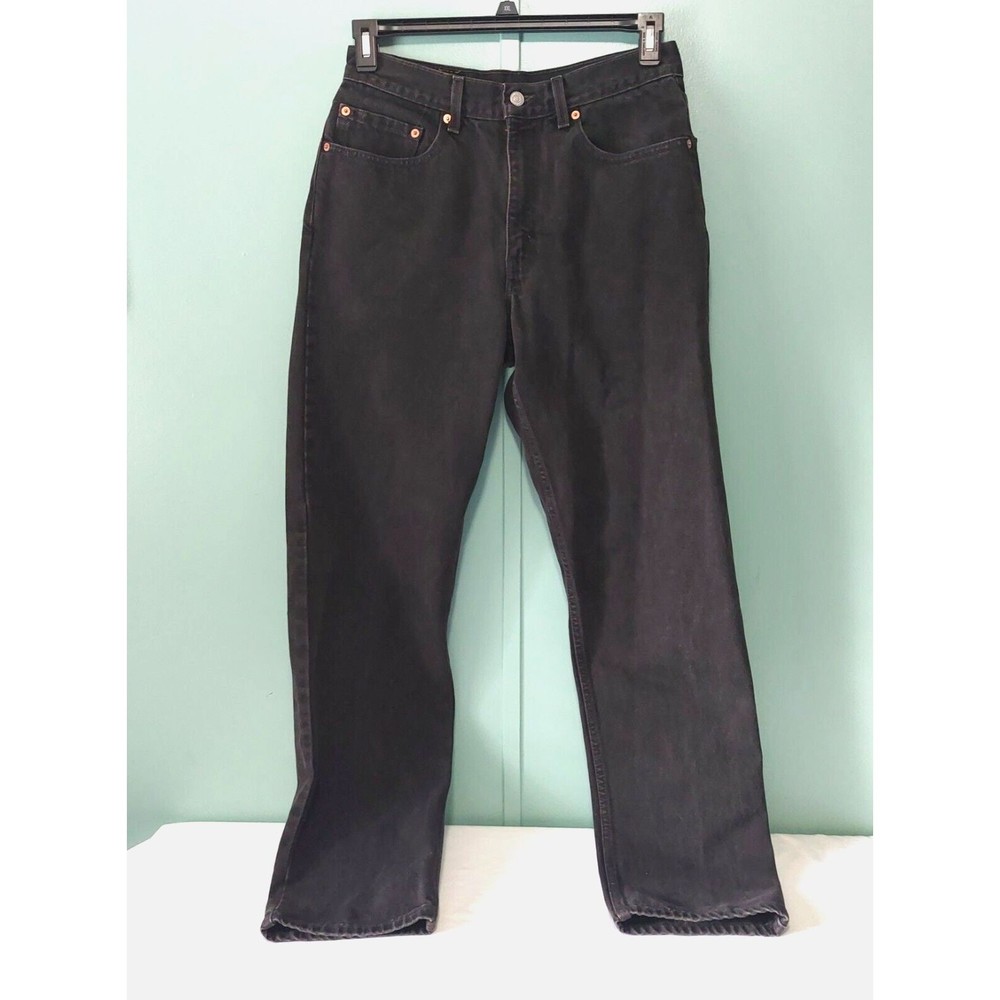 Levi’s Red Tab 550 Relaxed Fit Denim Jeans Men's 30x32.5 Black - Picture 1 of 7
